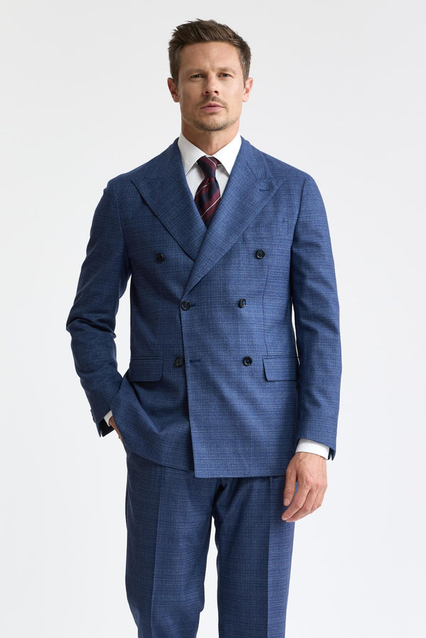 Medium Blue 100% Wool Kenton Jacket Freestyle