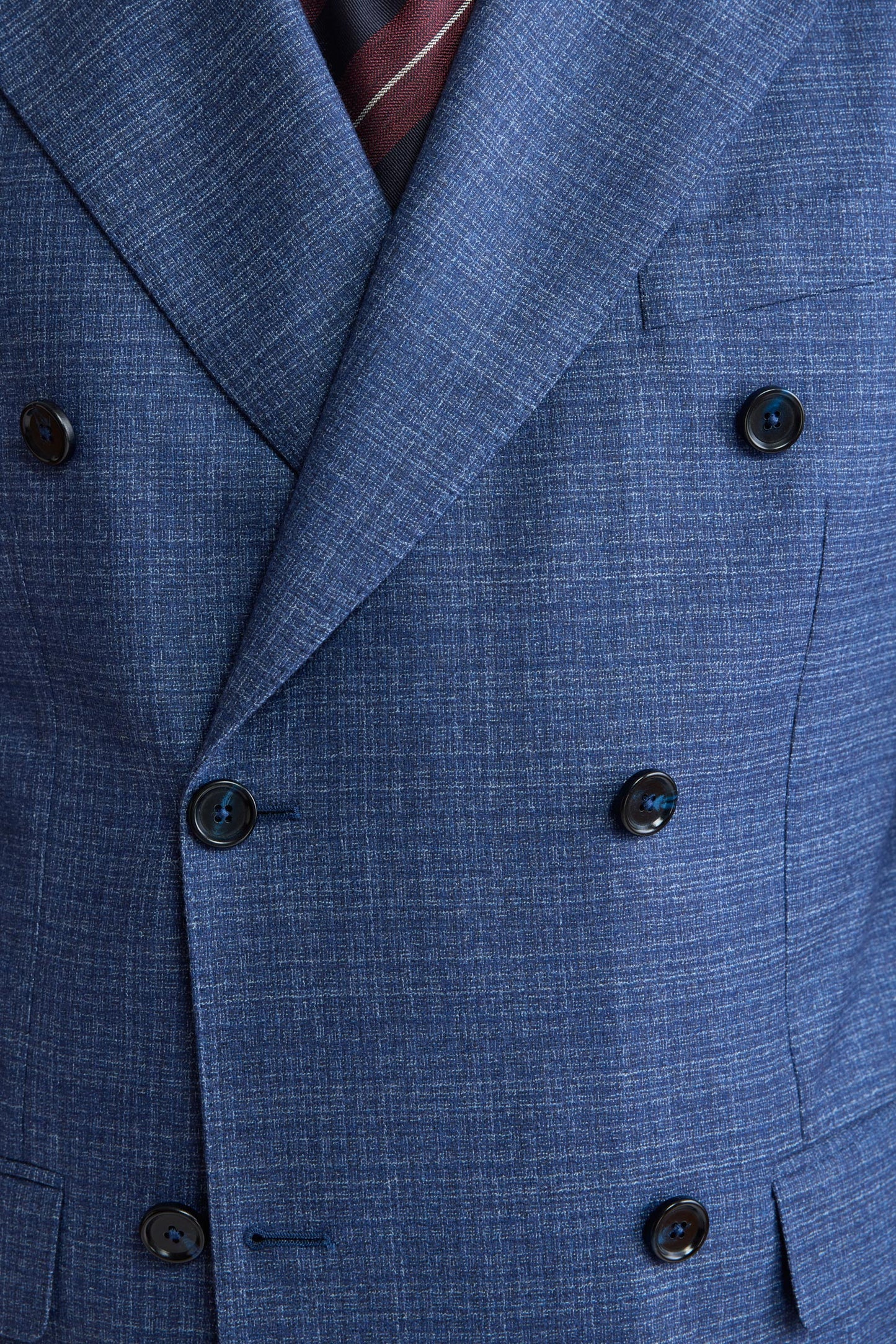 Medium Blue 100% Wool Kenton Suit Freestyle