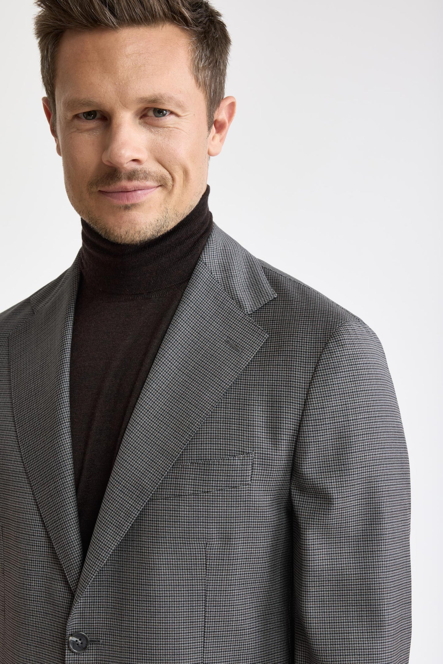 Dark Grey Wool Super 120's Kenton Jacket Freestyle