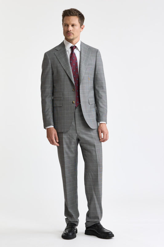 Medium Grey Wool Super 120's Soho Suit Freestyle