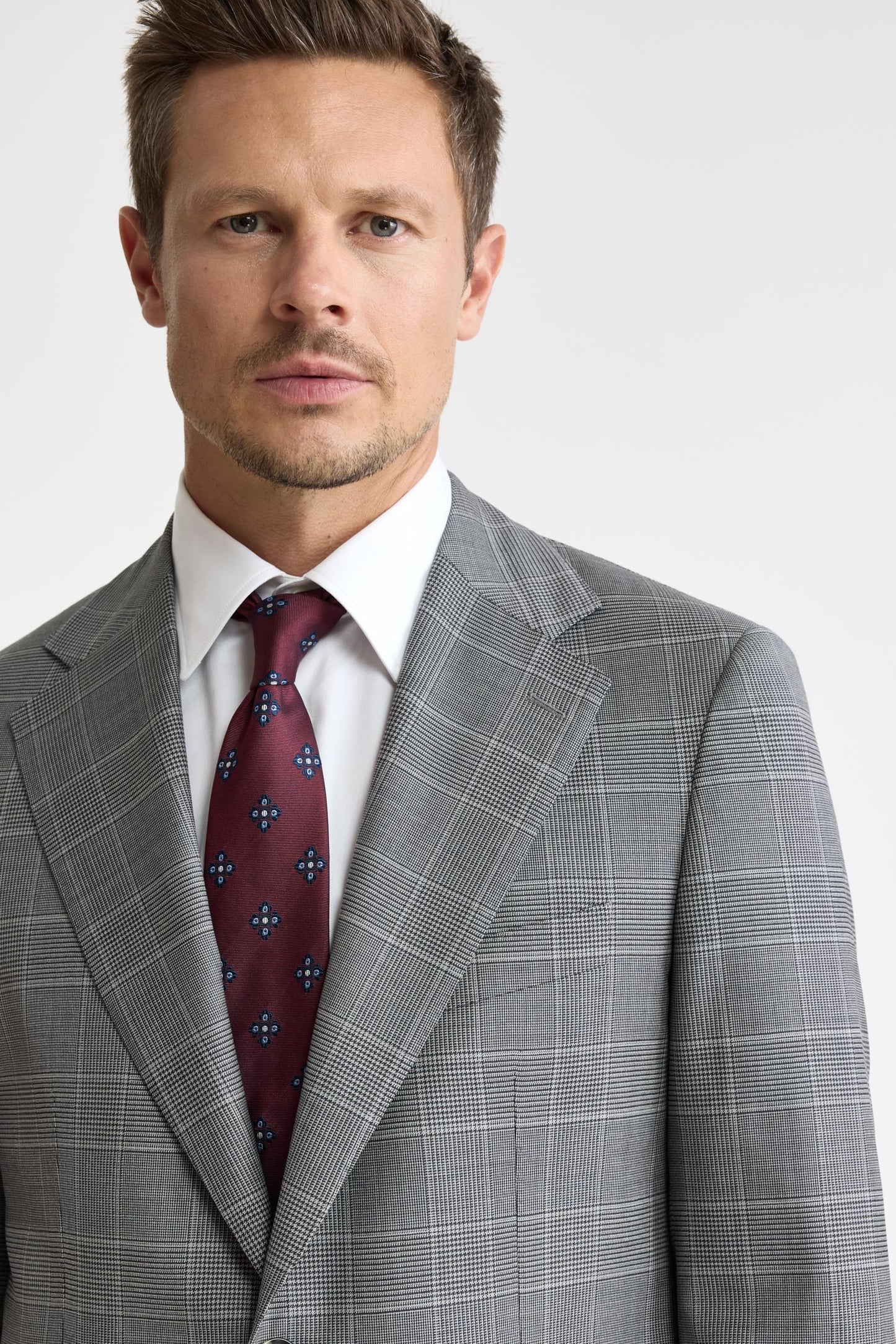 Medium Grey Wool Super 120's Soho Suit Freestyle