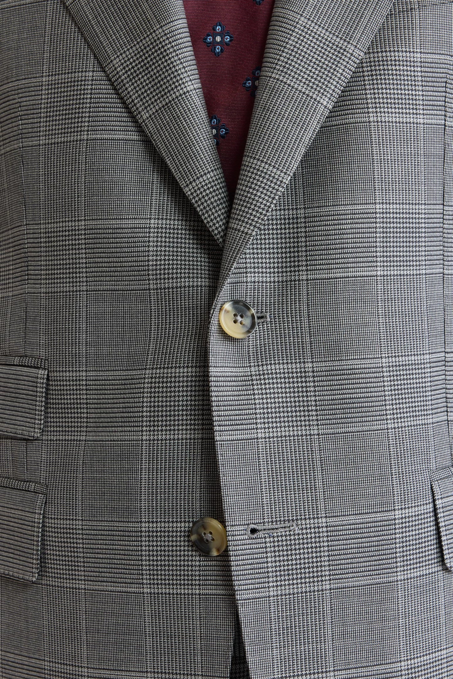 Medium Grey Wool Super 120's Soho Suit Freestyle