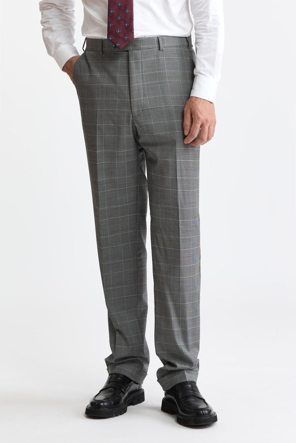 Medium Grey Wool Super 120's Signature Trousers Freestyle