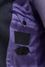 Dark Purple 100% Cotton Kenton Suit Fine Velvet