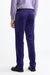 Dark Purple 100% Cotton Kenton Suit Fine Velvet