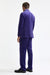 Dark Purple 100% Cotton Kenton Suit Fine Velvet