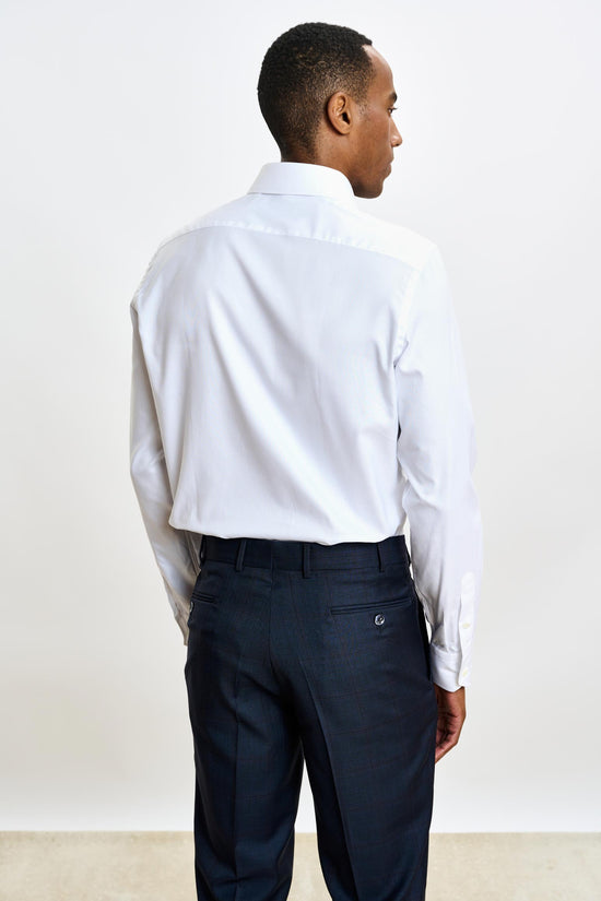 Formal Shirt Pique Oxford White - View 4