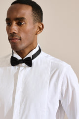 Formal Shirt Poplin Hidden Button White - View 1