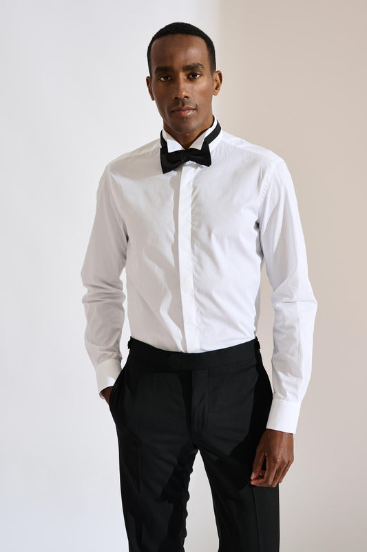 Camisa Formal Popelina Blanca