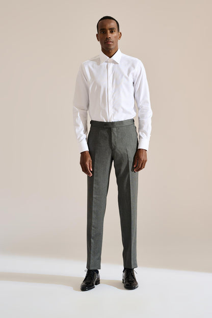 Formal Shirt Poplin Stretch White - View 1