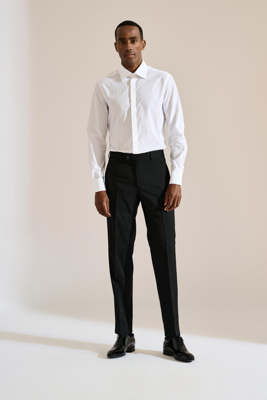 Formal Shirt Poplin Stretch White - View 6