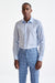 Light Blue 100% Cotton Oxford Panama Formal Shirt - View One