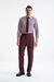 Stripped Blue Bordo 100% Cotton Poplin Formal Shirt - View Two