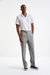 Plain White 100% Cotton Structured Short Sleeve Shirt - View Two