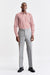 Red-White Stripes Cotton Poplin Formal Shirt