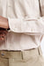 Chemise Formelle En Twill De Coton Beige Uni