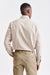 Chemise Formelle En Twill De Coton Beige Uni
