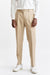Light Brown Signature Trousers Cashmere Cotton - 1
