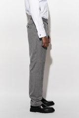 Pantalones Gurkha Gris Claro 100% Lana New Deluxe