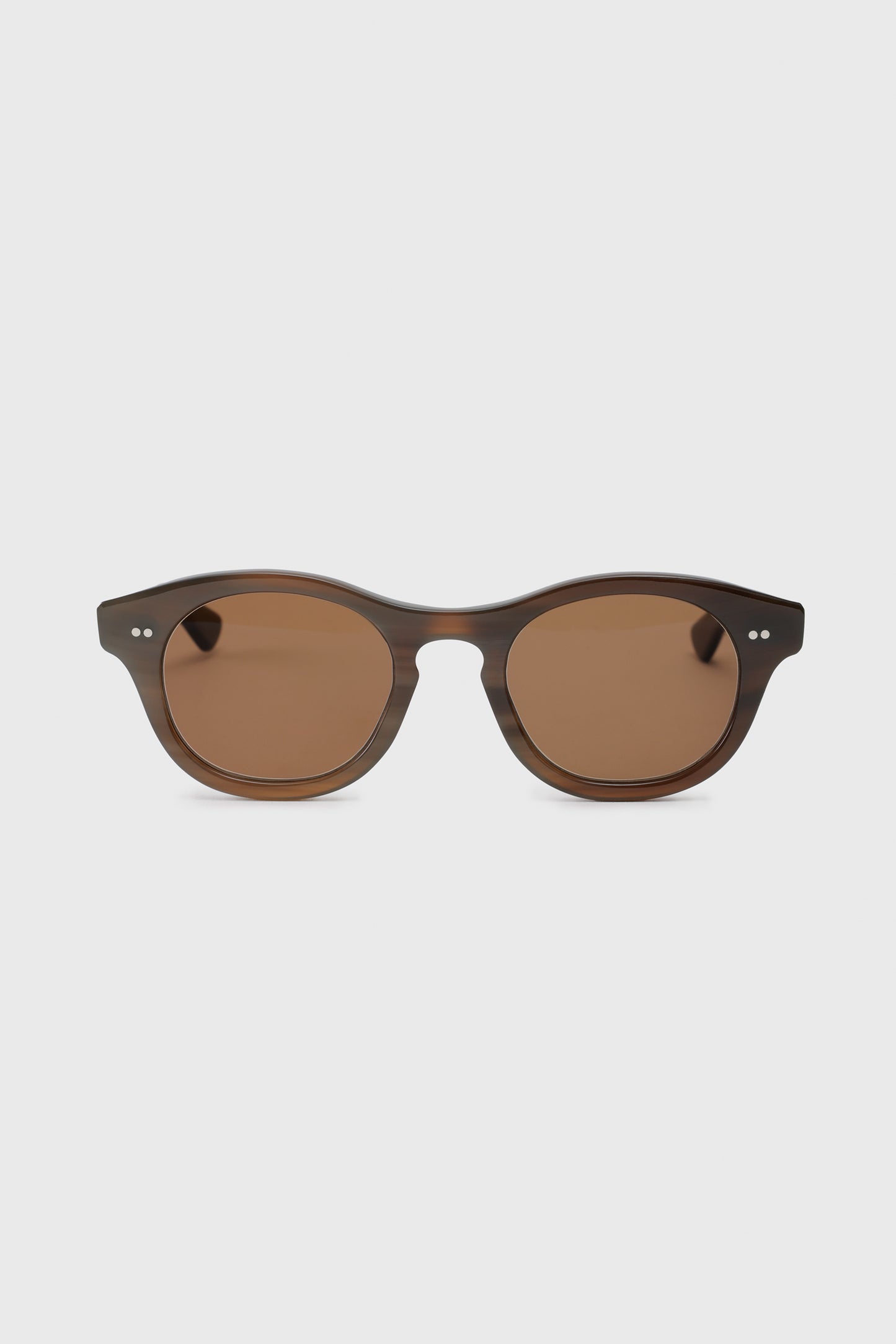 SCABAL X LUNETIER LUDOVIC HANDMADE SUNGLASSES FRINTON BROWN - Image 1