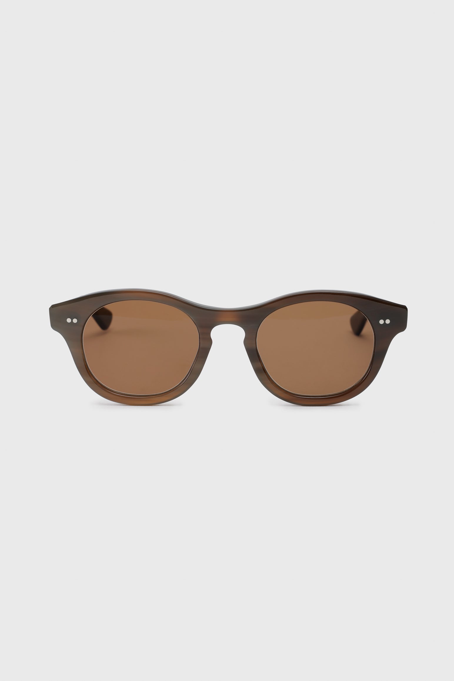 SCABAL X LUNETIER LUDOVIC HANDMADE SUNGLASSES FRINTON BROWN - Image 1