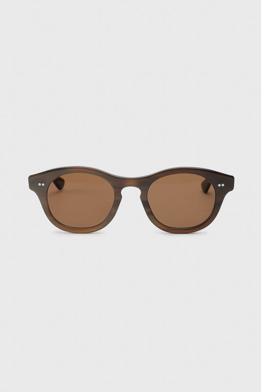 SCABAL X LUNETIER LUDOVIC HANDMADE SUNGLASSES FRINTON BROWN - Image 1