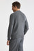 Grau melierter Pullover aus Wolle und Kaschmir mit Rundhalsausschnitt „Totnes“