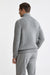 Rauchmelierter Rollkragenpullover aus Wolle und Kaschmir, Modell „Banbury“