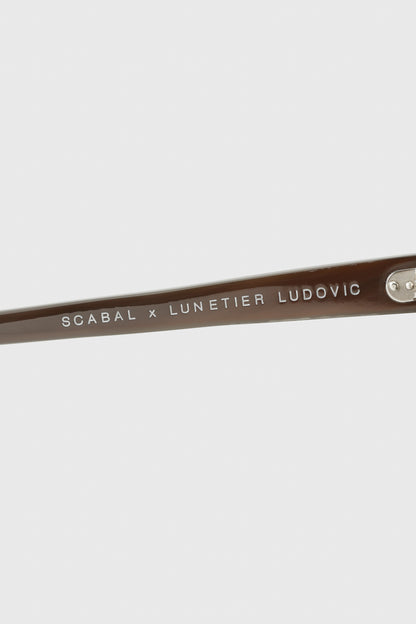 SCABAL X LUNETIER LUDOVIC HANDMADE SUNGLASSES CROMER BLACK - Image 4