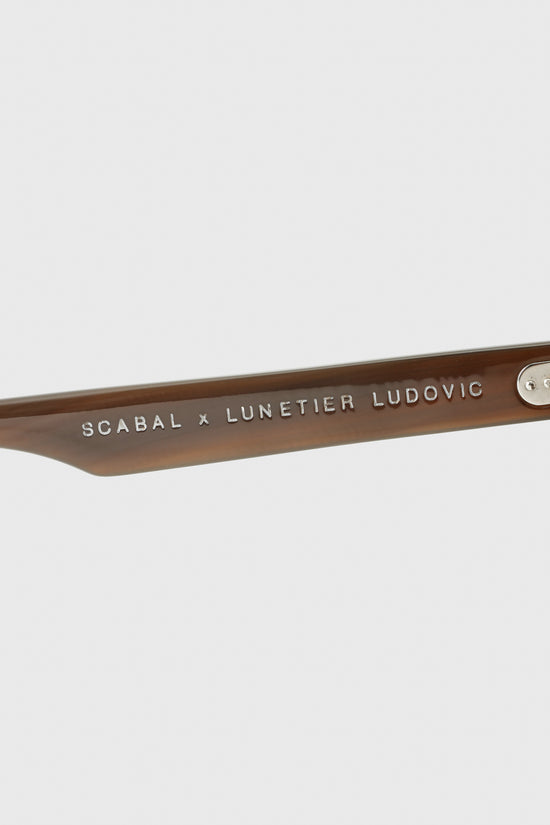 SCABAL X LUNETIER LUDOVIC HANDMADE SUNGLASSES SALCOMBE BROWN - Image 4