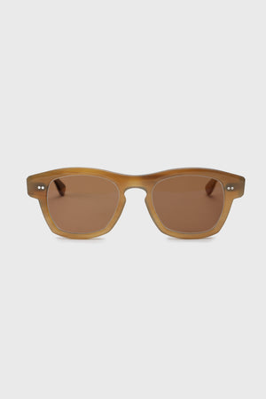 SCABAL X LUNETIER LUDOVIC HANDMADE SUNGLASSES TORQUAY BROWN - Image 1
