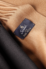 Marineblauwe sjaal van 100% puur vicuñawol